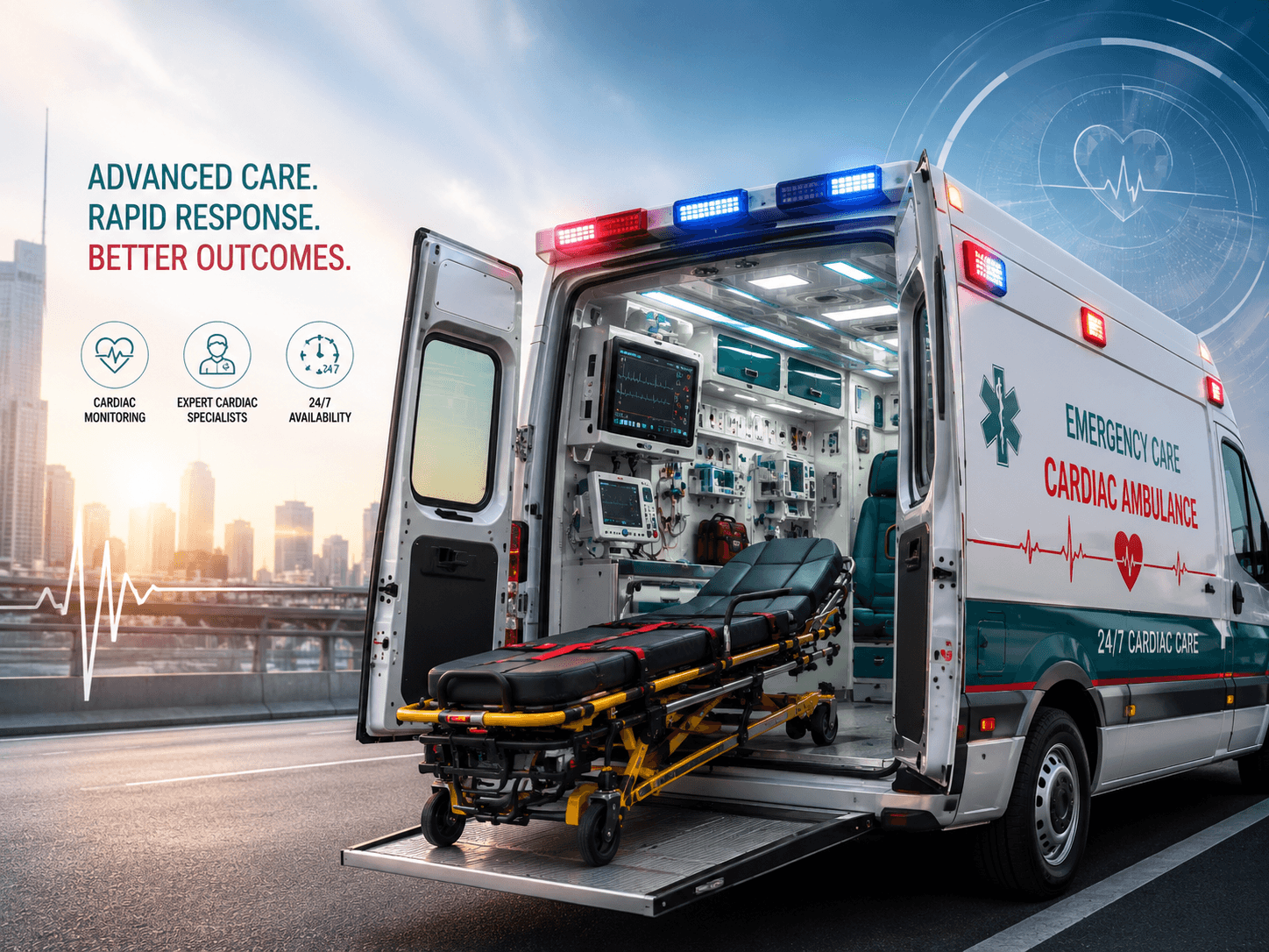 24/7 Cardiac Ambulance Service