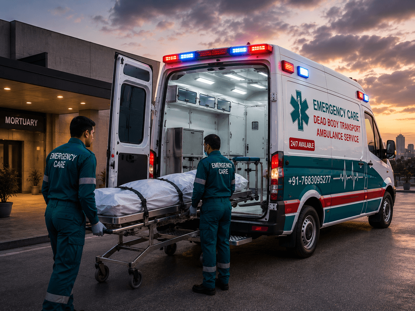 24/7 Dead Body Transport Service