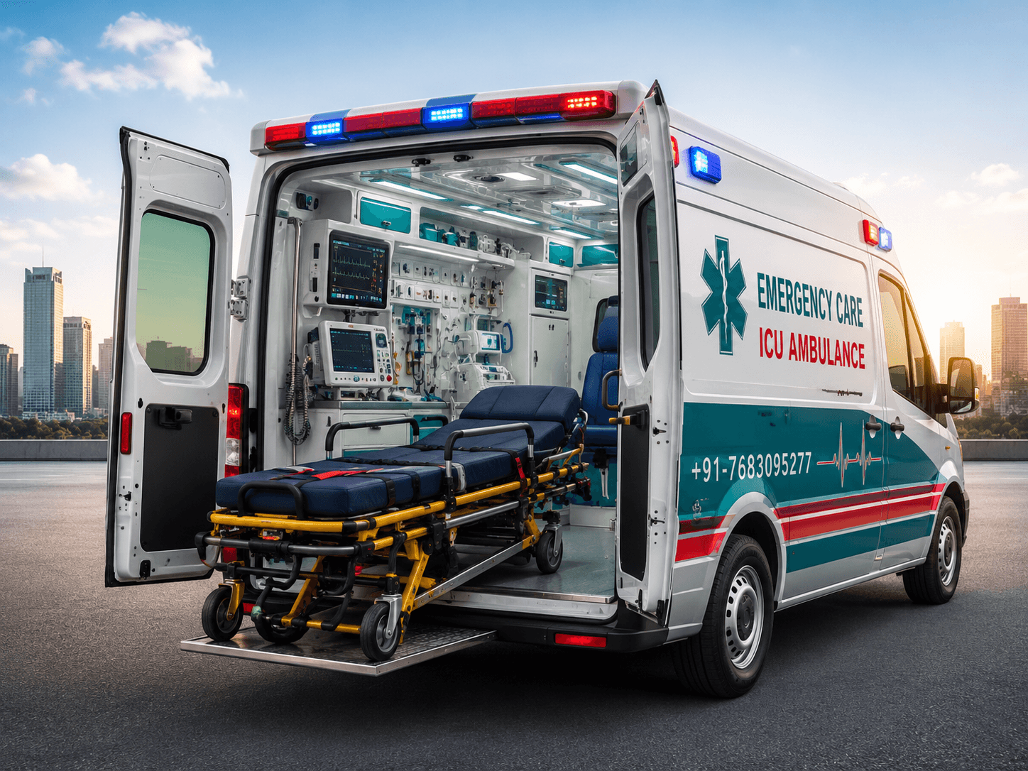 24/7 Ventilator Ambulance Service